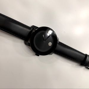 Movado Bold Black Quartz Watch